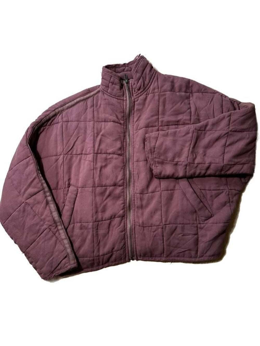 Anna Cai Womens jacket Quilted Zip-Up Jacket Size M